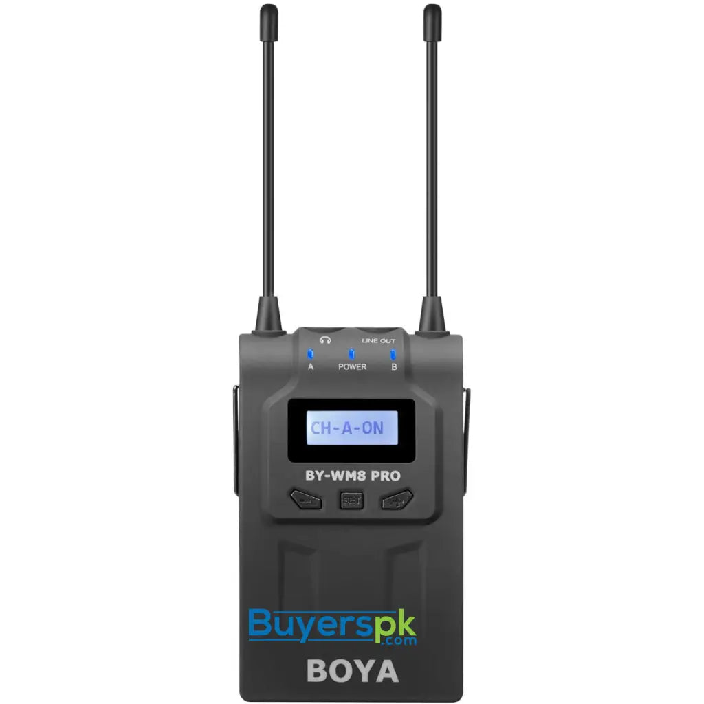 Boya Rx8 Pro Dual Channel Wireless Receiver Microphone - Price in Pakistan Boya Rx8 Pro Dual Channel Wireless Receiver Microphone - Price in Pakistan